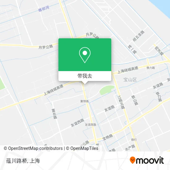 蕴川路桥地图