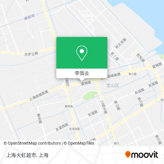 上海火虹超市地图
