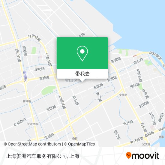 上海姜洲汽车服务有限公司地图