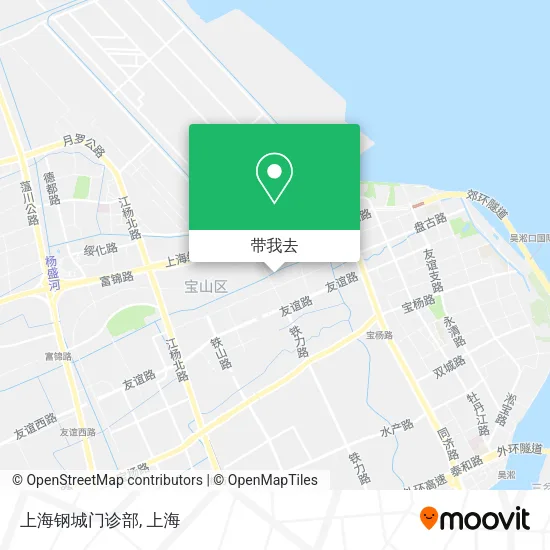 上海钢城门诊部地图