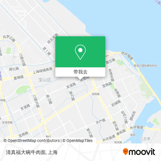 清真福大碗牛肉面地图