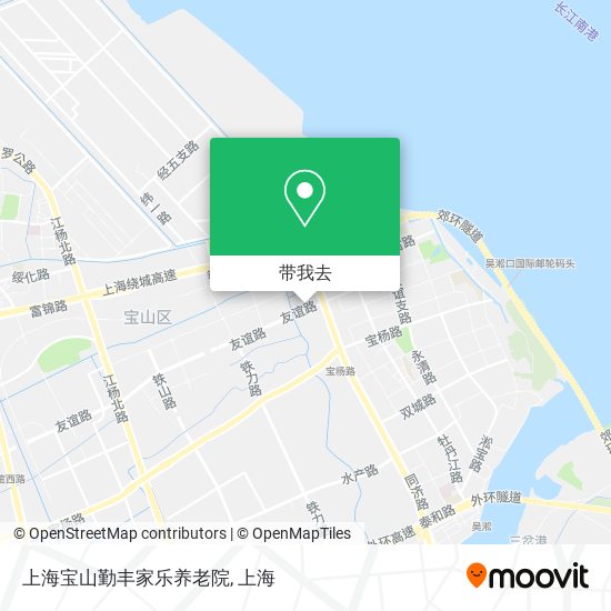 上海宝山勤丰家乐养老院地图