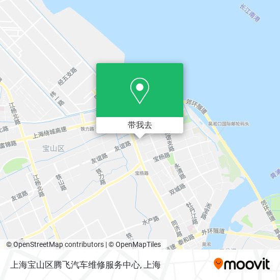 上海宝山区腾飞汽车维修服务中心地图