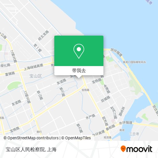 宝山区人民检察院地图