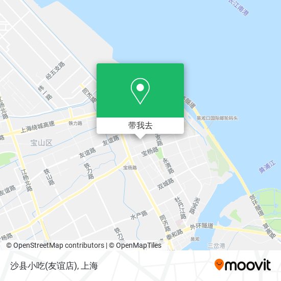 沙县小吃(友谊店)地图