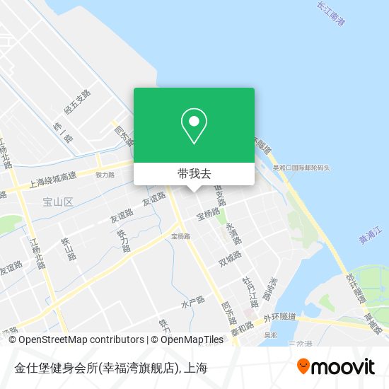 金仕堡健身会所(幸福湾旗舰店)地图