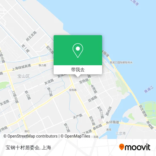 宝钢十村居委会地图