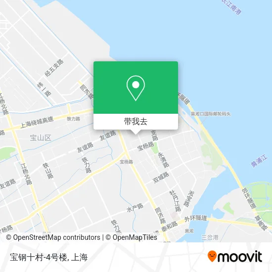 宝钢十村-4号楼地图