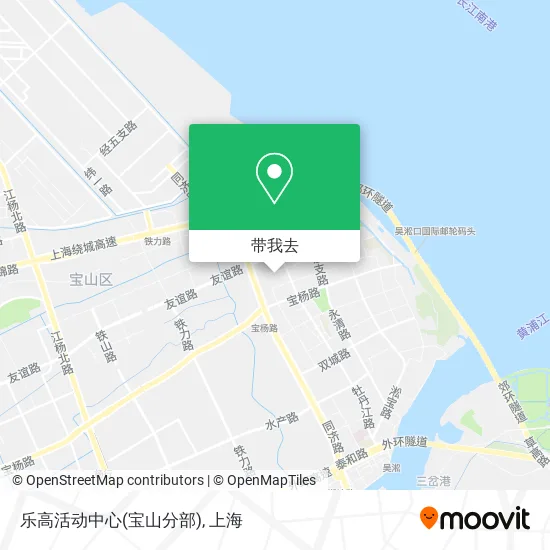 乐高活动中心(宝山分部)地图
