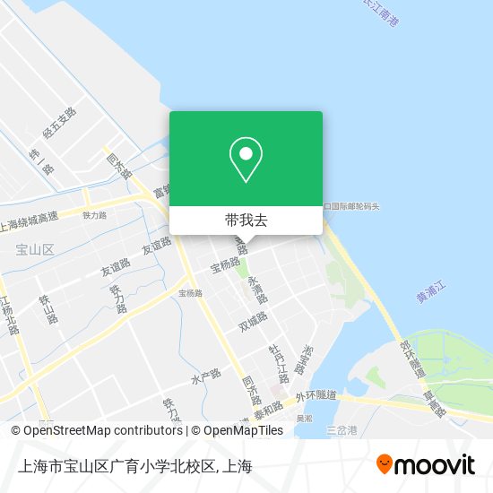 上海市宝山区广育小学北校区地图