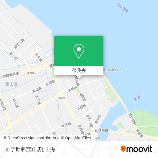 仙芋世家(宝山店)地图
