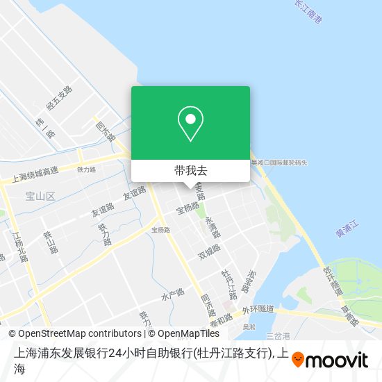 上海浦东发展银行24小时自助银行(牡丹江路支行)地图