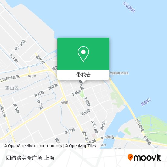 团结路美食广场地图