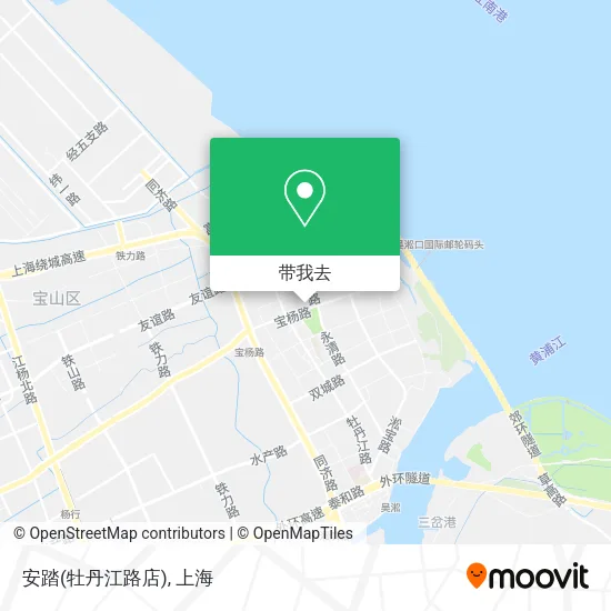 安踏(牡丹江路店)地图