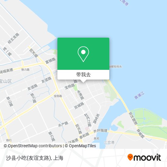沙县小吃(友谊支路)地图