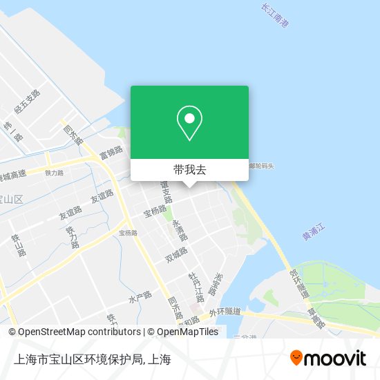 上海市宝山区环境保护局地图