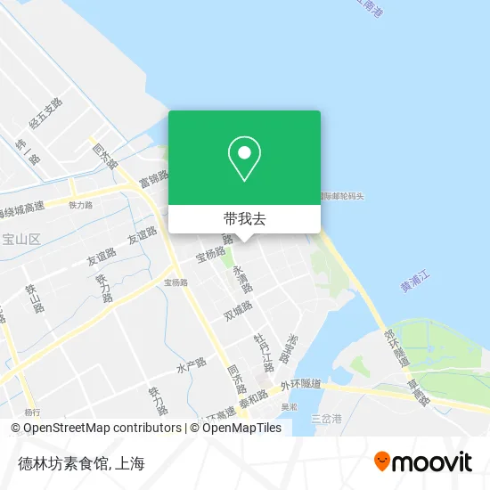 德林坊素食馆地图