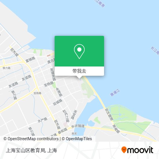 上海宝山区教育局地图