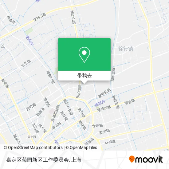 嘉定区菊园新区工作委员会地图