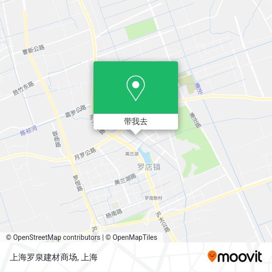 上海罗泉建材商场地图