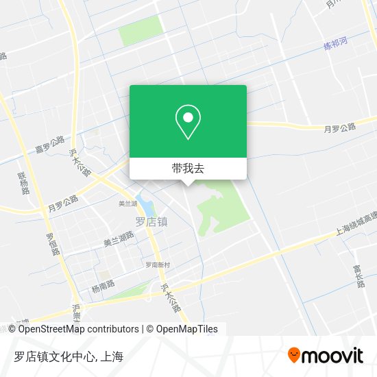罗店镇文化中心地图