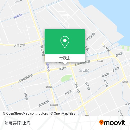 浦馨宾馆地图