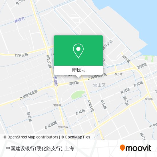 中国建设银行(绥化路支行)地图
