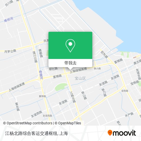 江杨北路综合客运交通枢纽地图