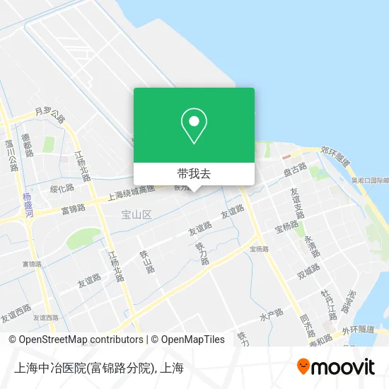 上海中冶医院(富锦路分院)地图