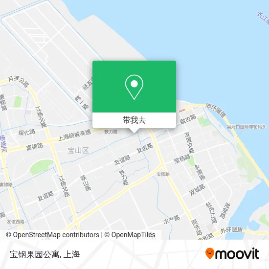 宝钢果园公寓地图