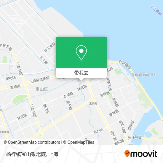 杨行镇宝山敬老院地图