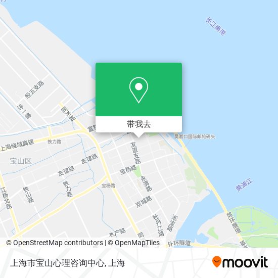 上海市宝山心理咨询中心地图