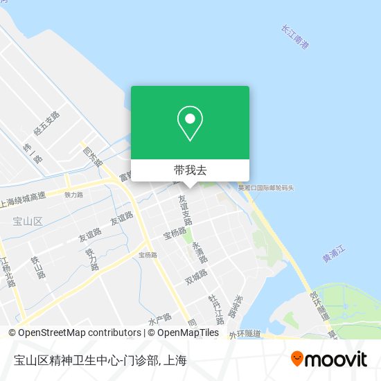宝山区精神卫生中心-门诊部地图