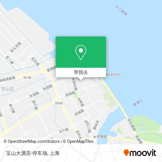 宝山大酒店-停车场地图