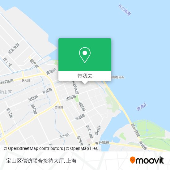 宝山区信访联合接待大厅地图