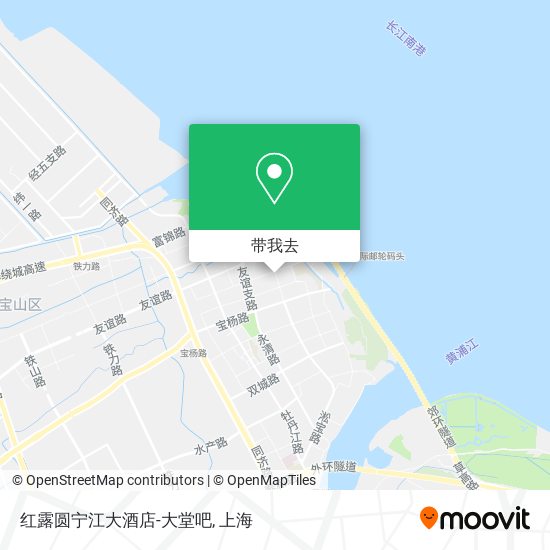 红露圆宁江大酒店-大堂吧地图