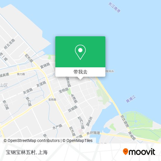 宝钢宝林五村地图
