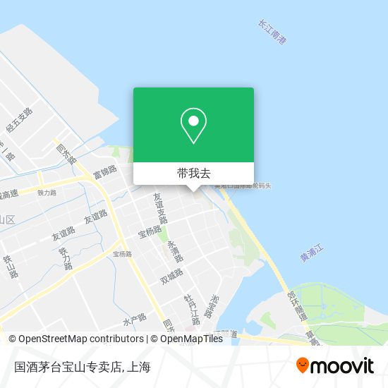 国酒茅台宝山专卖店地图