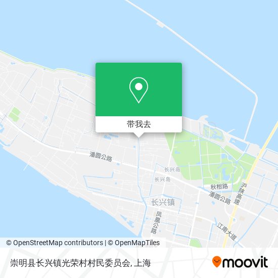 崇明县长兴镇光荣村村民委员会地图