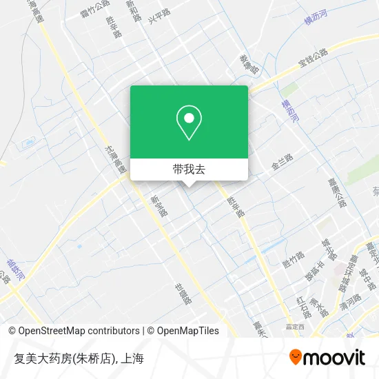 复美大药房(朱桥店)地图