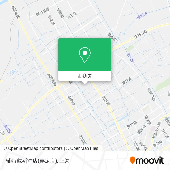 辅特戴斯酒店(嘉定店)地图