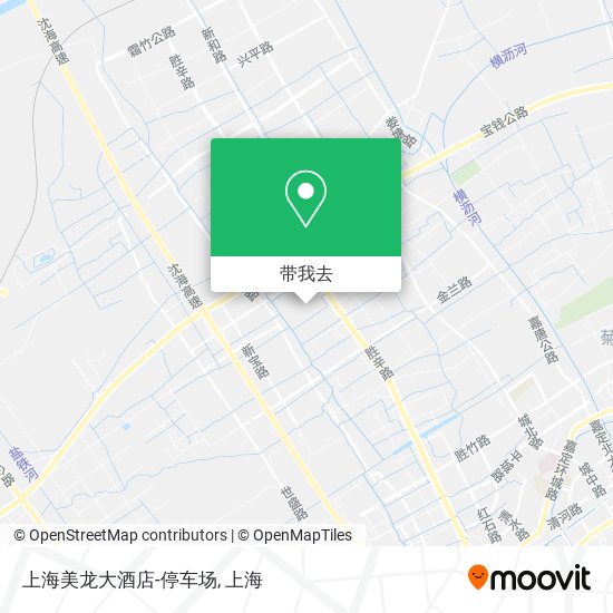 上海美龙大酒店-停车场地图