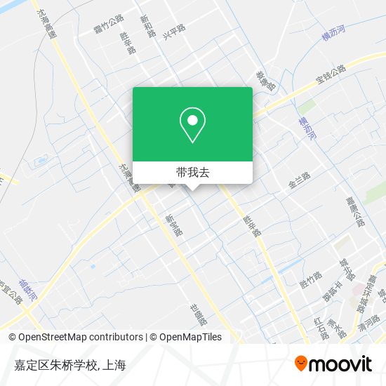 嘉定区朱桥学校地图