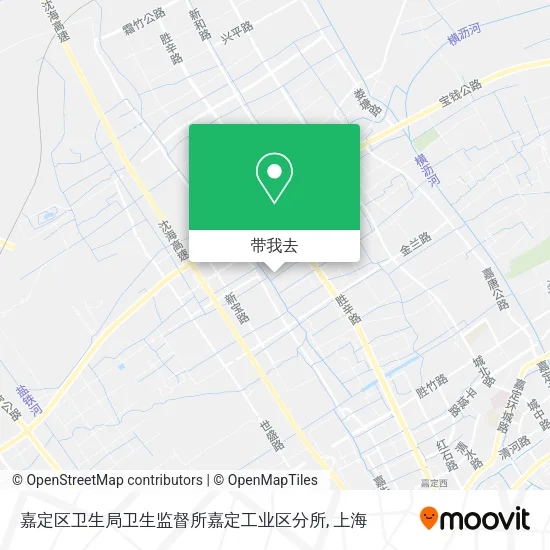 嘉定区卫生局卫生监督所嘉定工业区分所地图