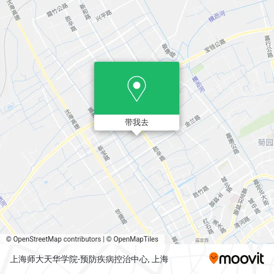 上海师大天华学院-预防疾病控治中心地图
