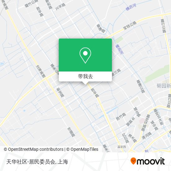 天华社区-居民委员会地图