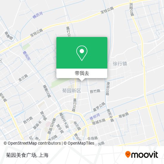 菊园美食广场地图