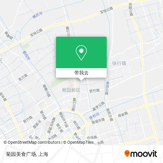菊园美食广场地图