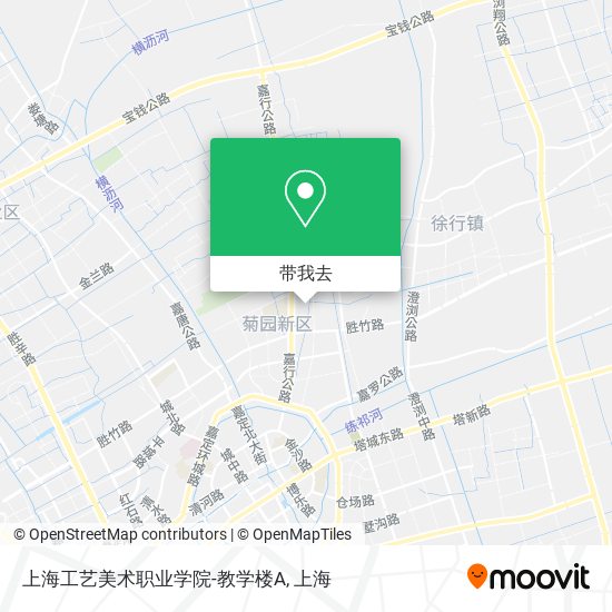 上海工艺美术职业学院-教学楼A地图
