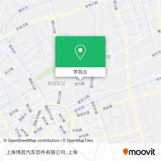 上海博昌汽车部件有限公司地图